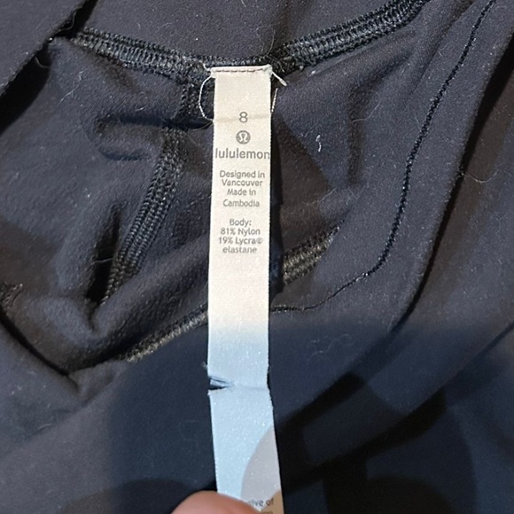 Black Lululemon Align Leggings Size 8 - Picture 4 of 4